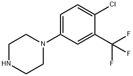 氯三氟甲基苯基哌嗪 结构式