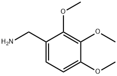 2,3,4-三甲氧基苄胺 结构式