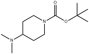 N-Boc-4-二甲氨基哌啶 结构式