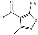 3-甲基-4-硝基异唑-5-胺 结构式