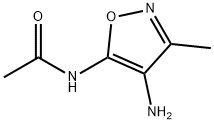 Acetamide, N-(4-amino-3-methyl-5-isoxazolyl)- (9CI) 结构式