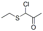 2-Propanone,  1-chloro-1-(ethylthio)- 结构式