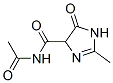 1H-Imidazole-4-carboxamide,  N-acetyl-4,5-dihydro-2-methyl-5-oxo- 结构式
