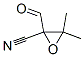 Oxiranecarbonitrile,  2-formyl-3,3-dimethyl-  (9CI) 结构式