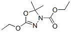 1,3,4-Oxadiazole-3(2H)-carboxylicacid,5-ethoxy-2,2-dimethyl-,ethylester(9CI) 结构式