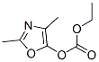 Carbonic acid, 2,4-dimethyl-5-oxazolyl ethyl ester (9CI) 结构式