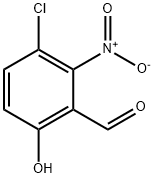 3-CHLORO-6-HYDROXY-2-NITROBENZALDEHYDE 结构式