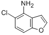 5-CHLORO-1-BENZOFURAN-4-AMINE 结构式