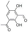 Benzaldehyde, 3-acetyl-5-ethyl-2,6-dihydroxy- (9CI) 结构式