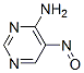 4-Pyrimidinamine, 5-nitroso- (9CI) 结构式