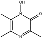 2(1H)-Pyrazinone,  1-hydroxy-3,5,6-trimethyl- 结构式