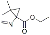 Cyclopropanecarboxylic acid, 2,2-dimethyl-1-(methyleneamino)-, ethyl ester (9CI) 结构式