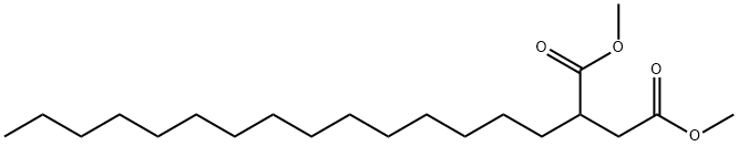 Pentadecylsuccinic acid dimethyl ester 结构式