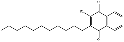2-hydroxy-3-undecyl-1,4-naphthoquinone 结构式