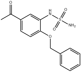 Sulfamide, [5-acetyl-2-(phenylmethoxy)phenyl]- (9CI) 结构式