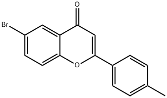 6-BROMO-4'-METHYLFLAVONE 结构式