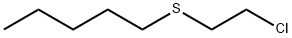 2-Chloroethylpentyl sulfide 结构式