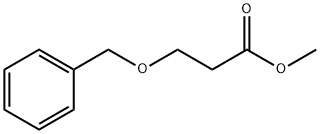 3-苄氧基丙酸甲酯 结构式