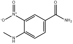 4-(Methylamino)-3-nitrobenzamide 结构式