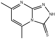 5,7-二甲基[1,2,4]三唑并[4,3-A]嘧啶-3-硫醇 结构式