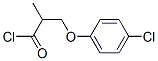 (p-chlorophenoxy)isobutyroyl chloride 结构式