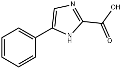 5-苯基-咪唑-2-甲酸 结构式