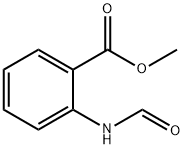 2-甲酰氨基苯甲酸甲酯 结构式