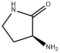 (3S)-3-氨基-2-吡咯烷酮 结构式