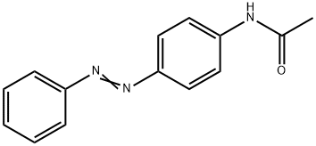 PARA-ACETAMIDOAZOBENZENE 结构式