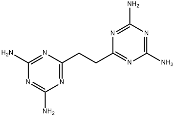 6,6'-ethylenebis(1,3,5-triazine-2,4-diamine) 结构式