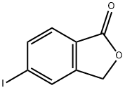 5-碘异苯并呋喃-1(3H)-酮 结构式