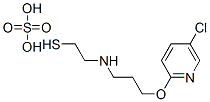 2-[3-(5-Chloro-2-pyridyloxy)propyl]aminoethanethiol sulfate 结构式