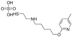 2-[5-(5-Methyl-2-pyridyloxy)pentyl]aminoethanethiol sulfate 结构式