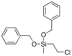 bis(benzyloxy)(2-chloroethyl)methylsilane 结构式