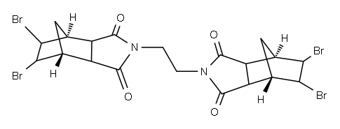 ETHYLENEBIS(5,6-DIBROMONORBORNANE-2,3-DICARBOXIMIDE 结构式