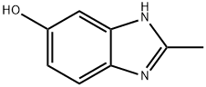2-甲基-5-羟基苯并咪唑 结构式