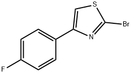 2-BROMO-4-(4-FLUOROPHENYL)-1,3-THIAZOLE 结构式