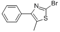 2-溴-5-甲基-4-苯基噻唑 结构式