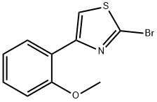 2-BROMO-4-(2-METHOXYPHENYL)THIAZOLE 结构式