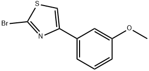 2-BROMO-4-(3-METHOXY-PHENYL)-THIAZOLE 结构式