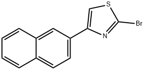 2-BROMO-4-(2-NAPHTHALENYL)THIAZOLE 结构式