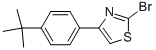 2-BROMO-4-[4-(1,1-DIMETHYLETHYL)PHENYL]THIAZOLE 结构式
