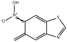 Benzothiazole, 5,6-dihydro-5-methylene-6-aci-nitro- (9CI) 结构式