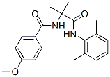 Benzamide, N-[2-[(2,6-dimethylphenyl)amino]-1,1-dimethyl-2-oxoethyl]-4-methoxy- (9CI) 结构式