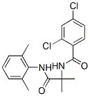 Benzamide, 2,4-dichloro-N-[2-[(2,6-dimethylphenyl)amino]-1,1-dimethyl-2-oxoethyl]- (9CI) 结构式