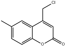 4-氯甲基-6-甲基-苯并吡喃-2-酮 结构式