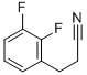 2,3-DIFLUOROBENZENEPROPANENITRILE 结构式