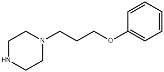 1-(3-苯氧基丙基)哌嗪 结构式