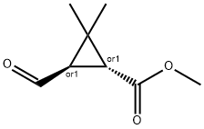 methyl trans-3-formyl-2,2-dimethylcyclopropanecarboxylate 结构式