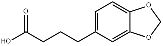 3,4-METHYLENEDIOXYPHENYLBUTANOIC ACID 结构式